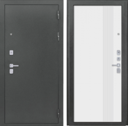 Входная дверь TRX Фаворит с покрытием антик серебро