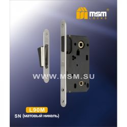 Защелка м/к L 90M SN мат. никель MSM