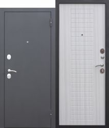 Входная дверь Гарда МУАР 8 мм Белый ясень